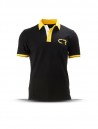 Koszulka polo męska New Holland CR czarno żółta 1