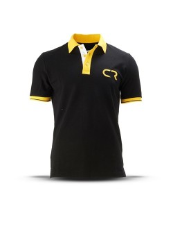 Koszulka polo męska New Holland CR czarno żółta 2