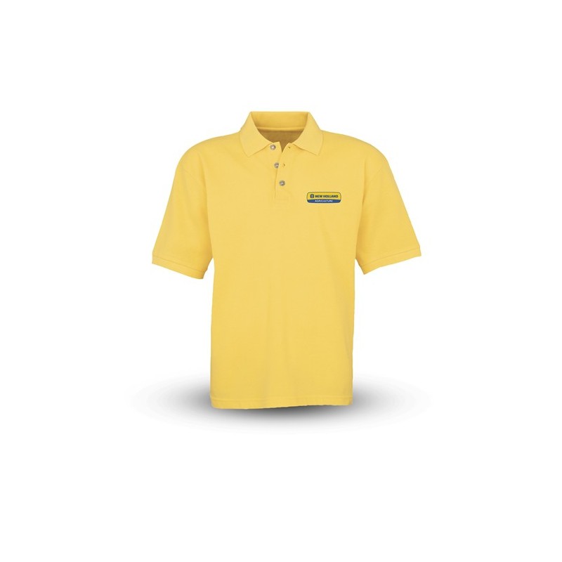 Koszulka polo męska New Holland żółta